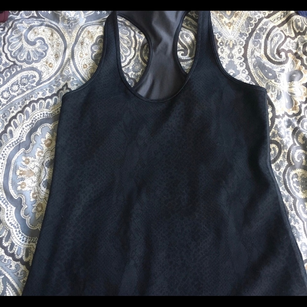 Lululemon racerback snake print tank
